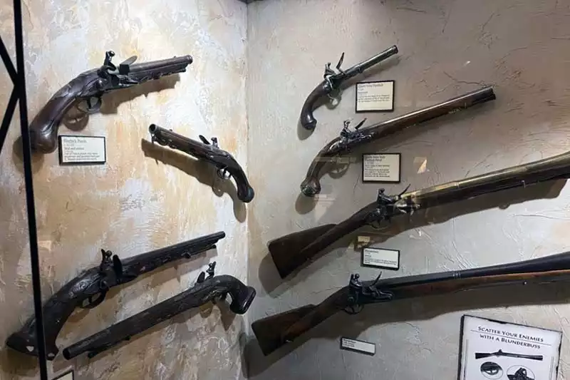 Augustine Pirate Treasure Museum Guns