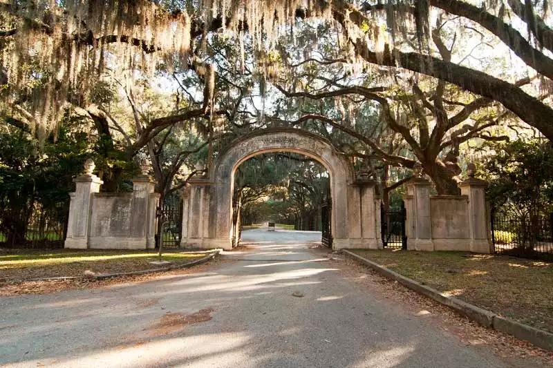 Savannah Wormsloe Historic Site Entrance