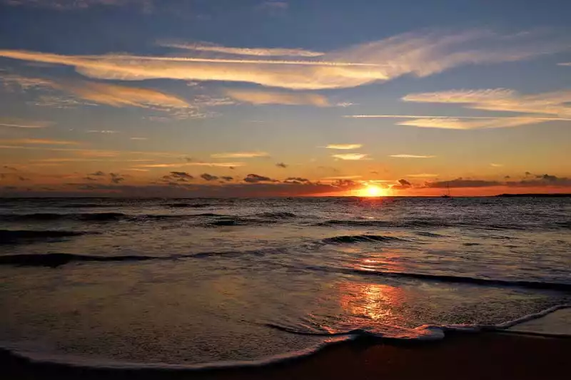 St Augustine Vilano Beach Sunrise In Florida