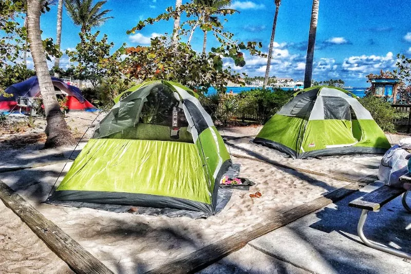 Florida Peanut Island Camping