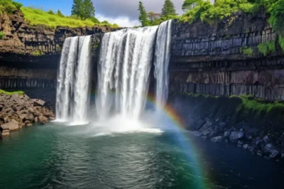Rainbow Falls: A Spectacular Waterfall in Wailuku River State Park, Hilo, Hawaii