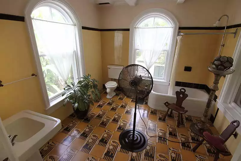 Hemingway Home Museum Bathroom