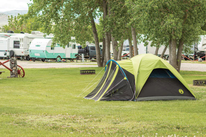 Rv Parks Near Cody Wyoming Cody Koa Holiday Tent